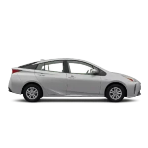 Toyota Prius hybrid used for economy airport transfer services from Exeter