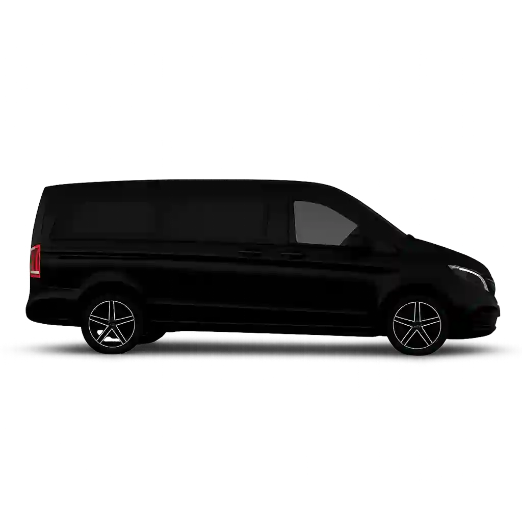 Executive MPV Mercedes V-Class in side profile