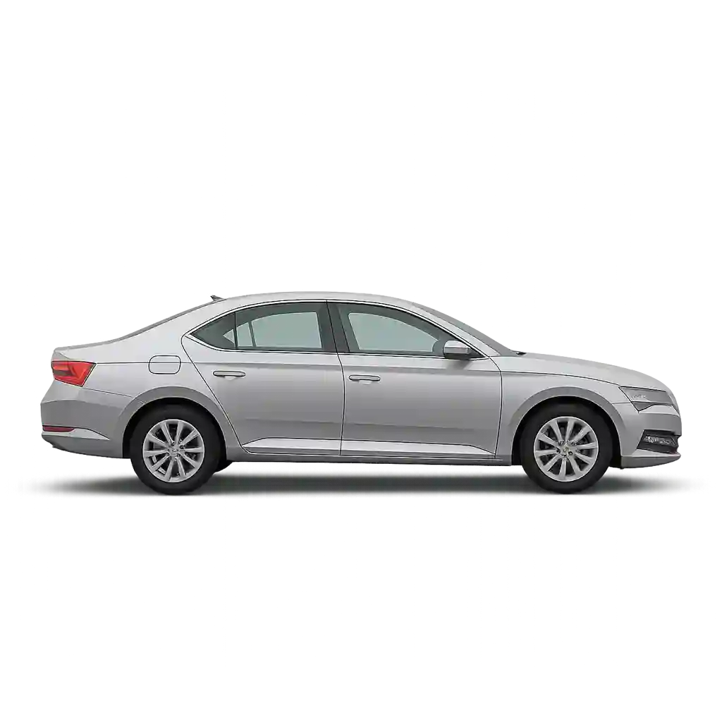 Comfort-class Skoda Superb used for private hire and airport transfers from Exeter